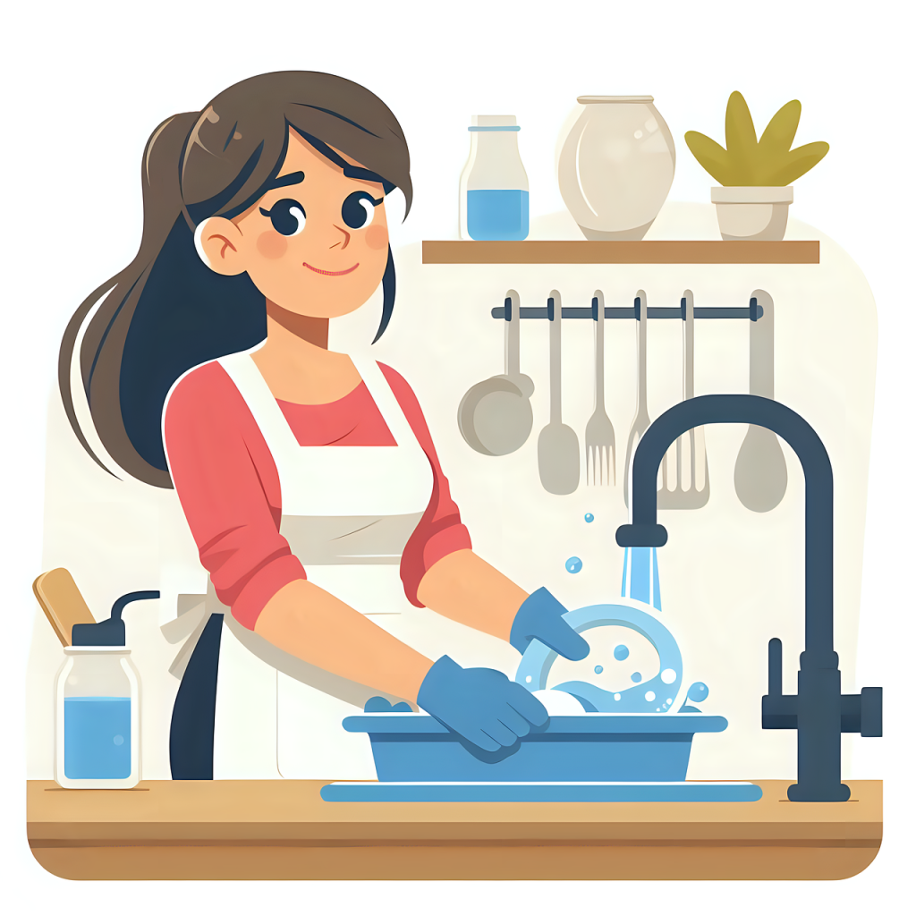 AI Generated Image Showing Residential Cleaning