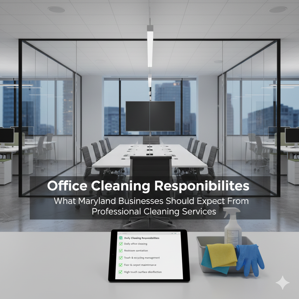 office cleaning responsibilities