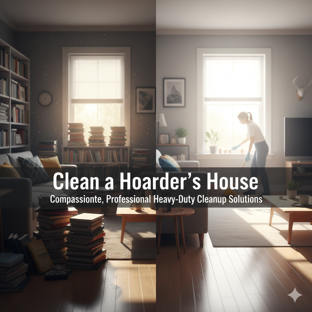 Learn How to Clean a Hoarder's House: Compassionate, Heavy-Duty Solutions in Maryland